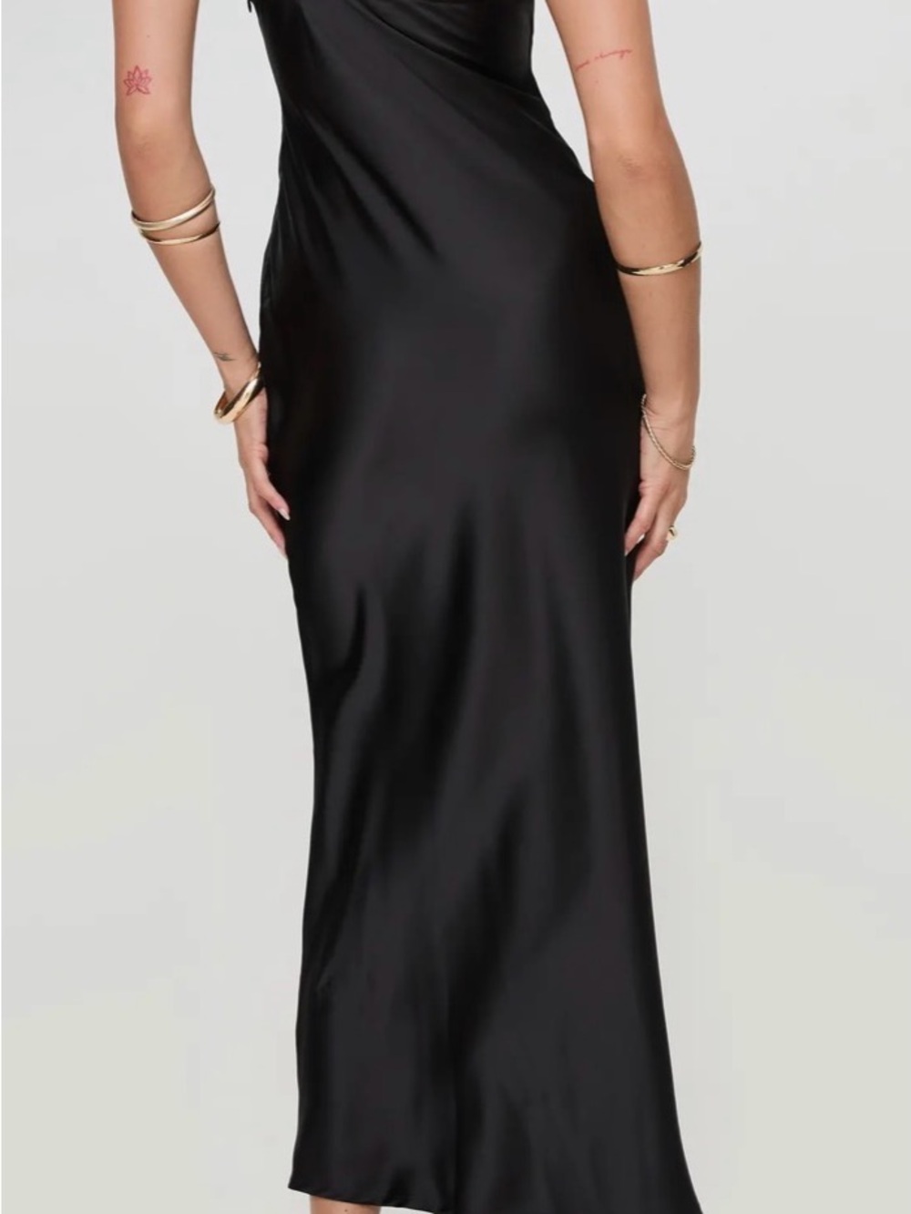 Princess Polly Nourish Lace Trim Satin Cocktail Dress - Picture 2 of 7